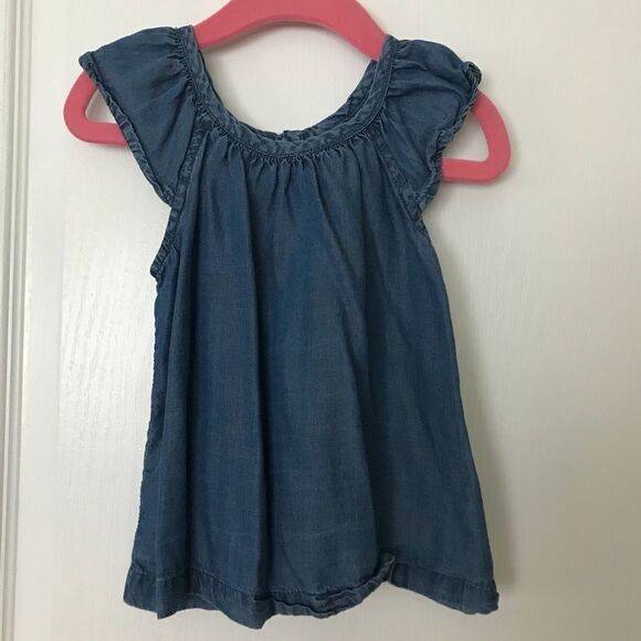 Joe Fresh Blouse Button Tencel Lyocell Top 3 Years Old Toddler​ - Picture 3 of 8